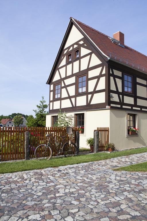 Pension Alte Schmiede Zabeltitz Extérieur photo