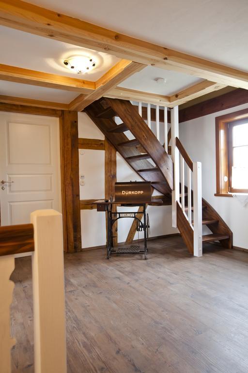 Pension Alte Schmiede Zabeltitz Extérieur photo