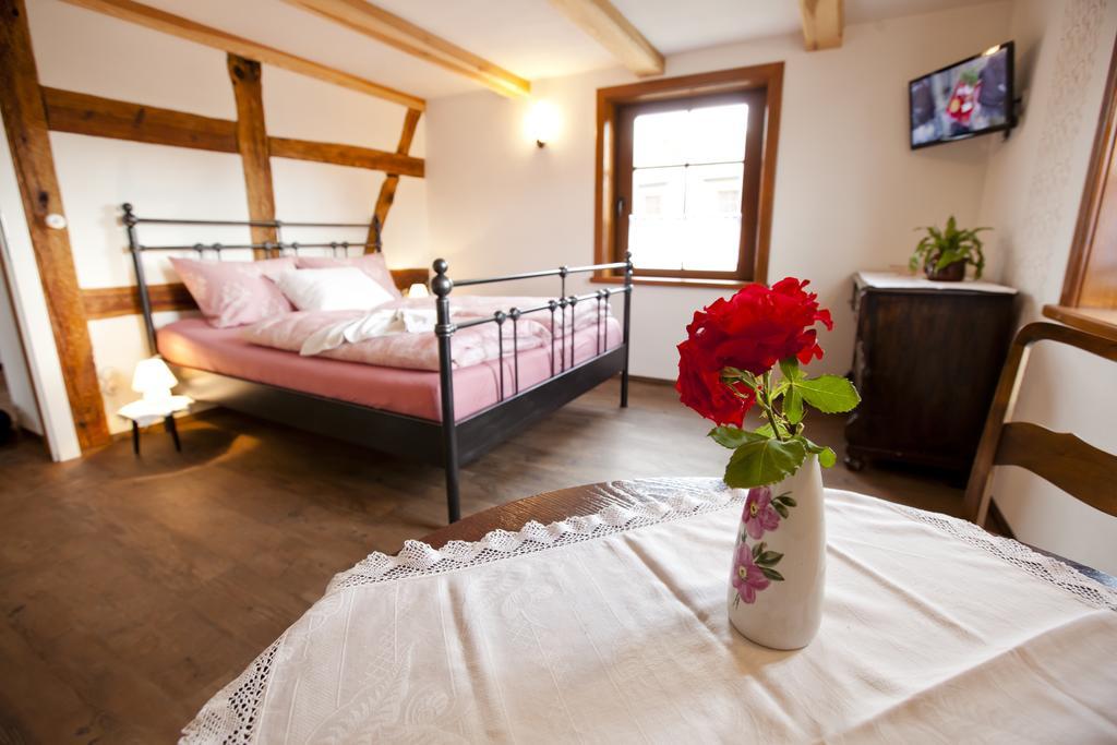 Pension Alte Schmiede Zabeltitz Chambre photo